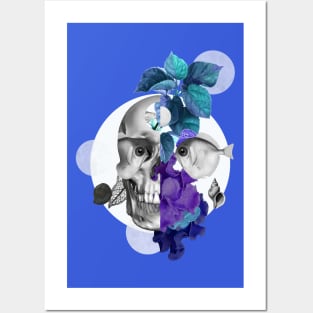 Skull Fish Posters and Art